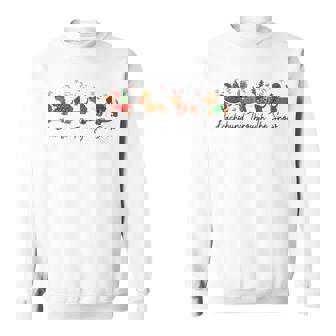 Dachshund Through The Snow Cute Dachshund Christmas Sweatshirt | Seseable FR