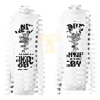 Daddy's Hunting Buddy Camo Deer Hunting Youth Boy Camouflage Sweatshirt Unisex | Mazezy