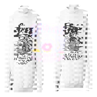 Diabetes Awareness Racoon Feral Like My Blood Sugar Sweatshirt - Thegiftio