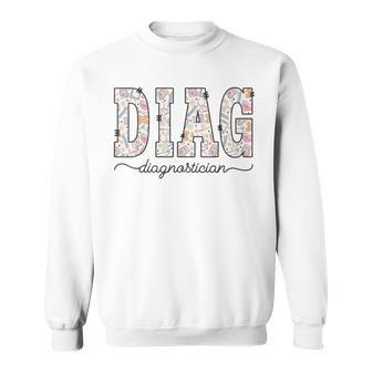 Diagnostician Work Diag Group Educational Diagnostician Sweatshirt - Thegiftio UK