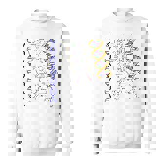 Dna ダブルヘリックス 化学式 分子 サイエンスアート スウェットシャツ - Kawaiitshirt