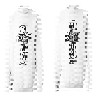 メンズ Dogtown Garage Cross クリスチャンtシャツ スウェットシャツ - Kawaiitshirt