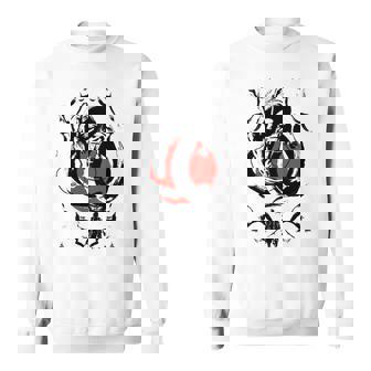 Dragon Et Guerrier Esthétiques Japonais Coucher Deoleil Rouge Japonais Manche Longue Sweater e - Cadeauxyz