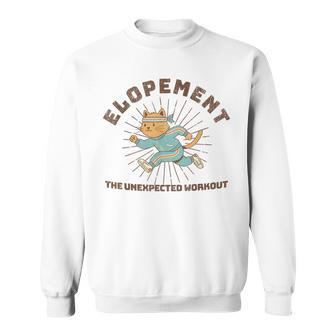 Elopement The Unexpected Workout Autism Elopement Cat Sweatshirt - Monsterry