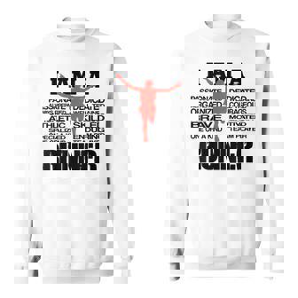 Estampada Motivacional Con Texto I Am A Runner Cool Camisa de entrenamiento - Regaloses