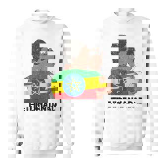 Ethiopia Flag Day Ethiopian Dad Father Boy Son Fathers Day Sweatshirt Unisex | Mazezy