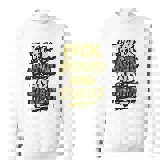 Fafo Fuck Around And Find Out Orange Camo Sweatshirt - Monsterry