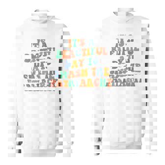 Feminism It's A Beautiful Day To Smash The Patriarchy Sweatshirt Unisex | Mazezy