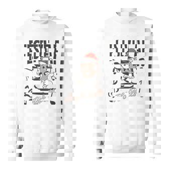 Festive AF Jingle Bells Paintball Coffee Cartoon Sweatshirt Unisex | Mazezy