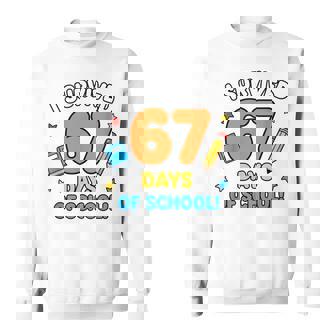 Fine Arts I Survived 67 Days Of School Playful Classroom Sweatshirt Unisex | Mazezy