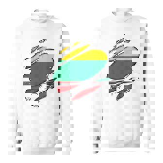Flag Of Lithuania Sweatshirt Unisex | Mazezy