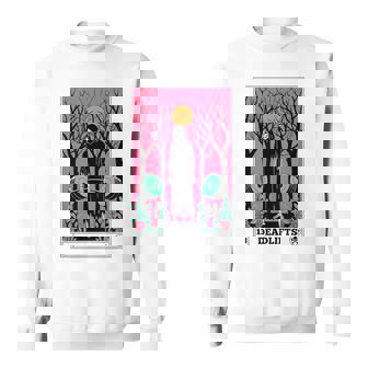 Forest Deadlifts Grim Reaper Barbell Weightlifting Sweatshirt Unisex | Mazezy