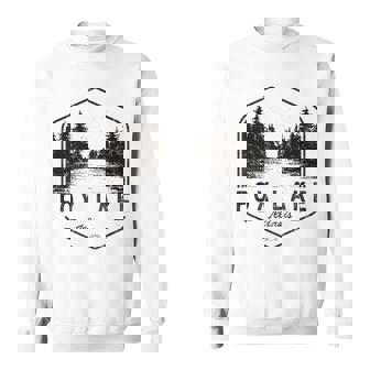 Fox Lake Illinois Outdoors Vintage Sweatshirt - Thegiftio