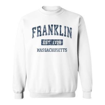 Franklin Massachusetts Ma Vintage Sports Established Sweatshirt - Monsterry