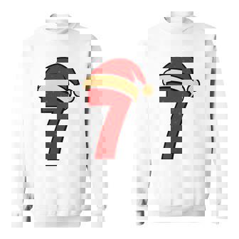 Fun Six Seven 6 7 Meme Couples Christmas Tri-Blend Sweatshirt | Mazezy