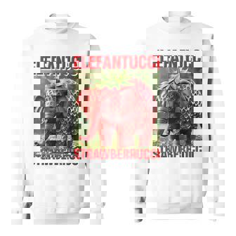 Brainrot Animal Gen Alpha Meme ストロベリーエレファント スウェットシャツ - Kawaiitshirt