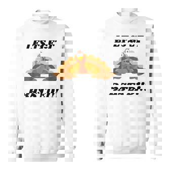 Christmas And Thanksgiving Humour Lets Get Basted Sweatshirt - Monsterry