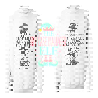 Hiv Case Manager Elf Christmas Holiday Medical Staff Sweatshirt | Mazezy