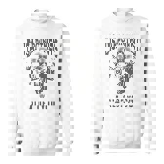 Jesus Meme Disappointed All Of You Dark Humor Sweatshirt | Mazezy