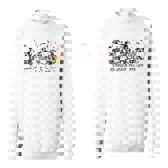 Possum Christmas Holiday Overstimulated But Festive Sweatshirt - Monsterry