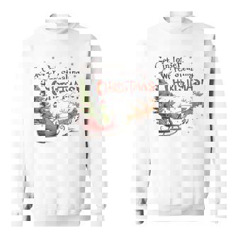 Raccoon Xmas Get In Loser We're Stealing Christmas Sweatshirt | Seseable CA