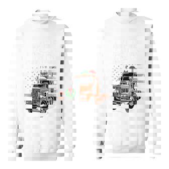 Trucker I Drop Big Christmas Loads American Driver Tri-Blend Sweatshirt | Mazezy
