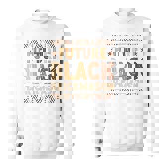 Future Brickmason Afro African Melanin Student Premium Sweatshirt Unisex | Mazezy