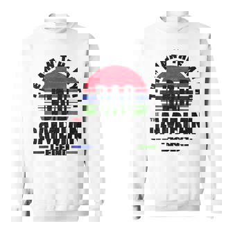 Gambian Gambia Gambian Flag Fathers Day Sweatshirt Unisex | Mazezy