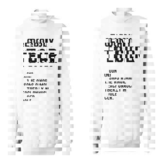 Geography Teacher Definition Shirt First Day Of School Sweatshirt Unisex | Mazezy