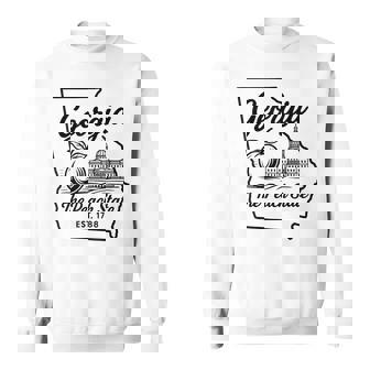 Georgia The Peach State Est 1788 History Charm Sweatshirt Unisex | Mazezy