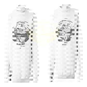 Glacier National Park Mountain Goat For Nature Lovers Sweatshirt Unisex | Mazezy