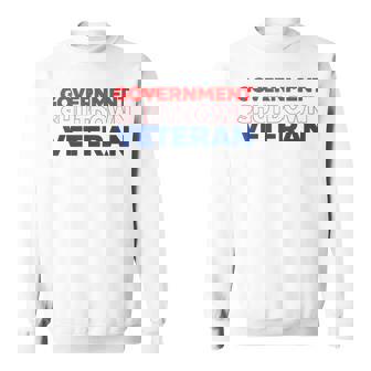 Government Shutdown Veteran Political Humor Bold Pride Sweatshirt Unisex | Mazezy