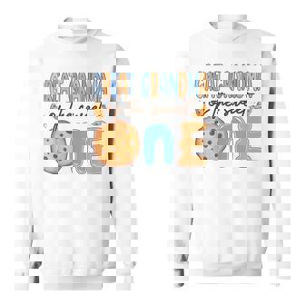Great Grandma Of The Sweet One Cookies And Milk Birthday Sweatshirt Unisex | Mazezy