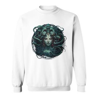 Greek Mythology Female Power Medusa Costume Sweatshirt - Thegiftio UK