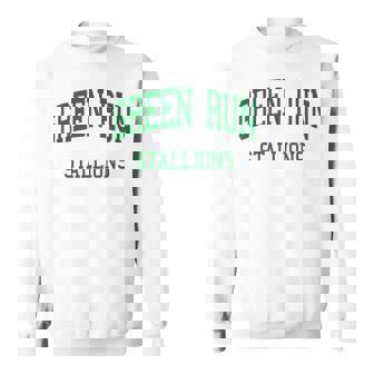 Green Run High School HS Virginia Beach VA Retro Sweatshirt Unisex | Mazezy