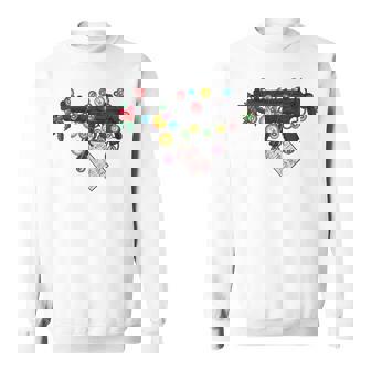 Gun Now I Have A Machine Gun Ho-Ho-Ho Christmas Lighs Sweatshirt Unisex | Mazezy