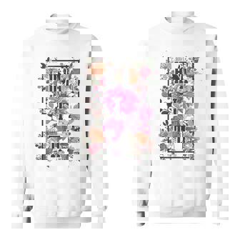 Haiti Vintage Flowers Floral Haitian Tank Top Sweatshirt Unisex | Mazezy