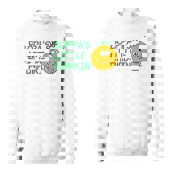 Halloween Boppa's Little Pumpkin Grandson Granddaughter Sweatshirt Unisex | Mazezy