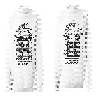 Hanging Lake Colorado Outdoors Vintage Tank Top Sweatshirt Unisex | Mazezy