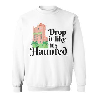 Haunted Terror Ride Retro Hollywood Tower Hotel Sweatshirt | Mazezy