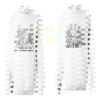 Heaven And Nature Sing Nativity Christmas Scene Sweatshirt | Seseable FR