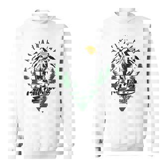 Hiking Grand Teton National Park Grizzly Bear Wyoming Tank Top Sweatshirt Unisex | Mazezy