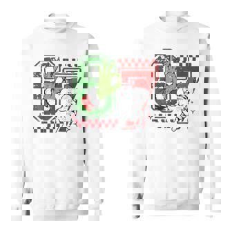 Hilarious 6 7 Holiday Meme Featuring Green And Santa Hands Sweatshirt | Mazezy