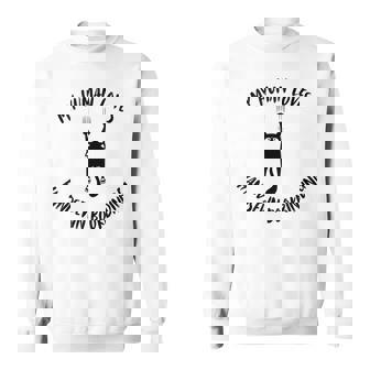 My Human Loves Handsewn Bookbinding Cat Parent Hobby Lover Tank Top Sweatshirt Unisex | Mazezy