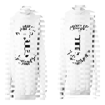 My Human Loves Playing Chamber Music Cat Parent Hobby Tank Top Sweatshirt Unisex | Mazezy