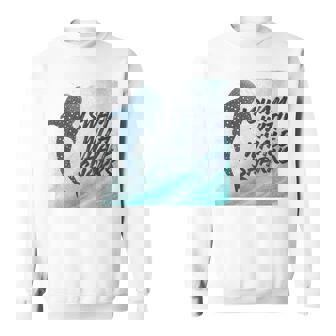 Ich Bin Mit Whale Haien Schwmen Taucher & Schnorchel Motif Sweatshirt | Mazezy