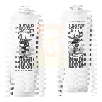 Id Rather Be Hunting Humor Camo Deer Hunting Youth Boy Sweatshirt Unisex | Mazezy