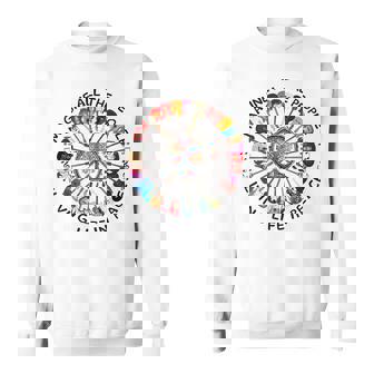Imagine Hippie People Living Life In Peace And Love Sweatshirt - Monsterry