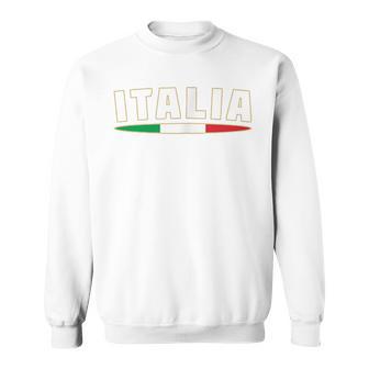 Italia イタリアサッカージャージ イタリア国旗ファン スウェットシャツ - Kawaiitshirt