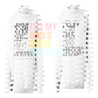 It's My King Dad's 80Th Birthday Omg Crown Calm Themed Tri-Blend Sweatshirt | Mazezy